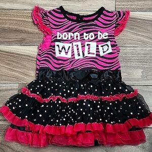 🔥Dresss Baby 12-18 months "Born to be wild"
